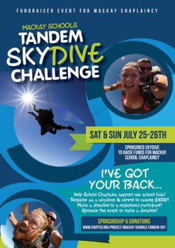 Mackay Schools Tandem Skydive Challenge