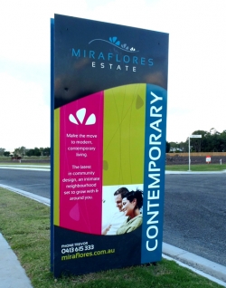 signage, signwriting, mackay,Miraflores Estate Silent Salesmen